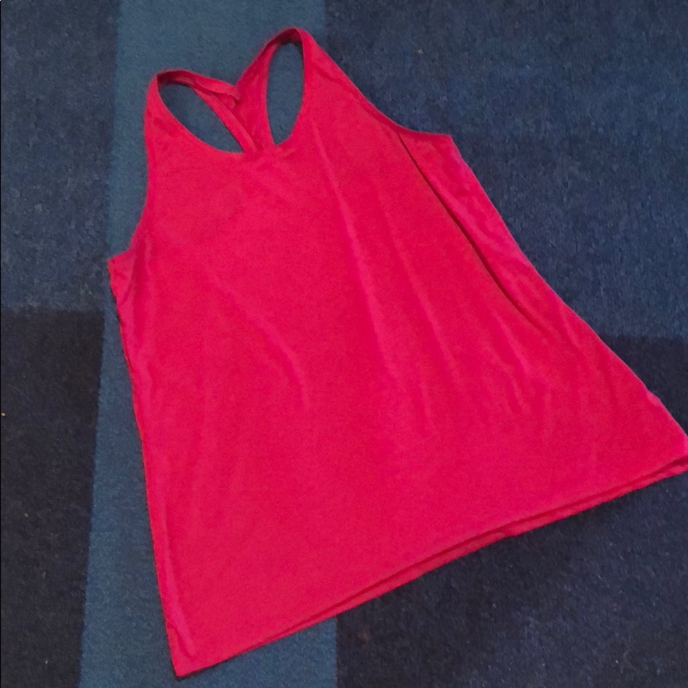 Athleta tank- bright pink